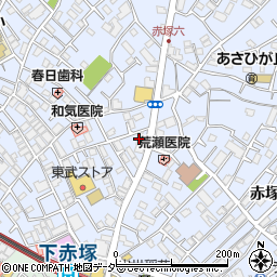 眼鏡市場　板橋下赤塚店周辺の地図