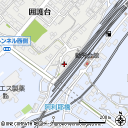 千葉県成田市囲護台1113周辺の地図