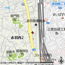 東京都北区赤羽西2丁目3-7周辺の地図