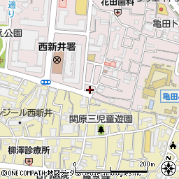 東京都足立区西新井栄町1丁目15-2周辺の地図