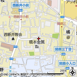 東京都足立区西新井本町5丁目周辺の地図