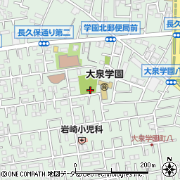 大泉学園公園周辺の地図