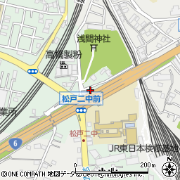 千葉県松戸市小山664-6周辺の地図