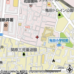 東京都足立区西新井栄町1丁目4-22周辺の地図