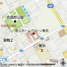 グリーン東京周辺の地図
