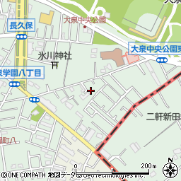 東京都練馬区大泉学園町8丁目18-25周辺の地図
