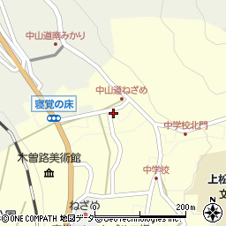 長野県木曽郡上松町小川1724-3周辺の地図