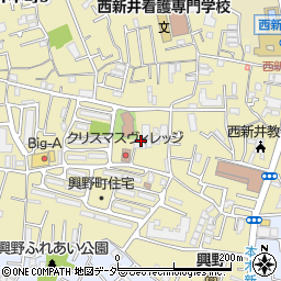 東京都足立区西新井本町4丁目13周辺の地図