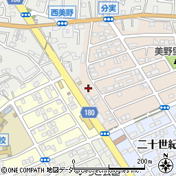 千葉県松戸市二十世紀が丘美野里町18周辺の地図