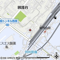 千葉県成田市囲護台1096周辺の地図