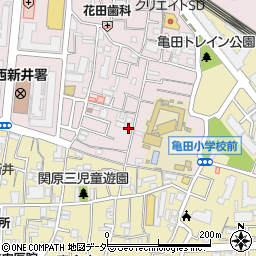 東京都足立区西新井栄町1丁目4-21周辺の地図