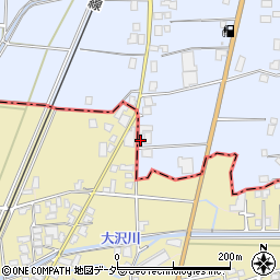 長野県伊那市西春近赤木8487周辺の地図