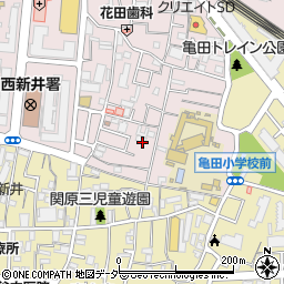 東京都足立区西新井栄町1丁目4-11周辺の地図