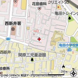 東京都足立区西新井栄町1丁目4周辺の地図