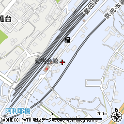 千葉県成田市不動ケ岡2117周辺の地図