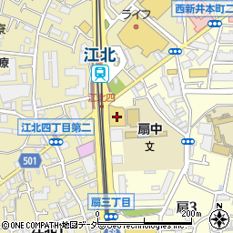 ＨｏｎｄａＣａｒｓ東京中央西新井店周辺の地図