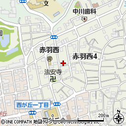東京都北区赤羽西4丁目39-2周辺の地図