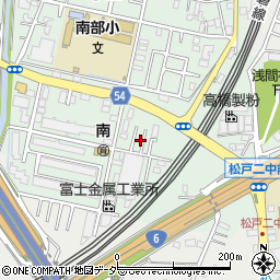 千葉県松戸市小山560-3周辺の地図
