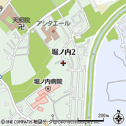 埼玉県新座市堀ノ内2丁目周辺の地図