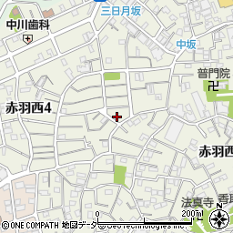 東京都北区赤羽西4丁目9-3周辺の地図