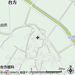 千葉県成田市台方548周辺の地図