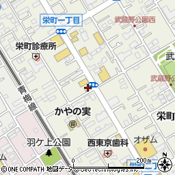 リンガーハット西東京羽村店周辺の地図