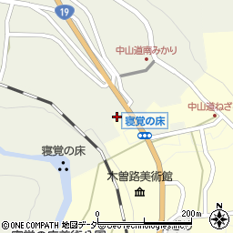 セブンイレブン木曽上松寝覚店周辺の地図
