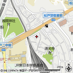 千葉県松戸市松戸1608周辺の地図