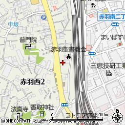 東京都北区赤羽西2丁目3周辺の地図
