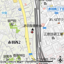 東京都北区赤羽西2丁目3-21周辺の地図