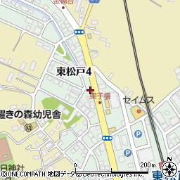 オリックスレンタカー東松戸駅前店周辺の地図