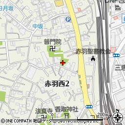 東京都北区赤羽西2丁目14-1周辺の地図