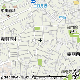 東京都北区赤羽西4丁目9-7周辺の地図