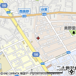 千葉県松戸市二十世紀が丘美野里町80周辺の地図