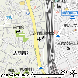 東京都北区赤羽西2丁目3-9周辺の地図