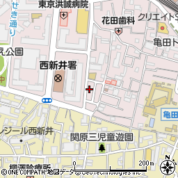 東京都足立区西新井栄町1丁目15-7周辺の地図