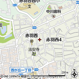 東京都北区赤羽西4丁目39-5周辺の地図