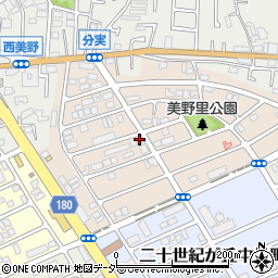 千葉県松戸市二十世紀が丘美野里町65周辺の地図