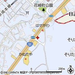 幸楽苑成田店周辺の地図