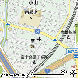千葉県松戸市小山563周辺の地図