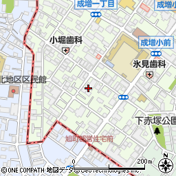 東京都板橋区成増1丁目周辺の地図