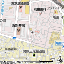 東京都足立区西新井栄町1丁目15周辺の地図