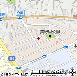 千葉県松戸市二十世紀が丘美野里町155周辺の地図
