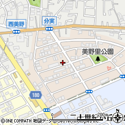 千葉県松戸市二十世紀が丘美野里町68周辺の地図