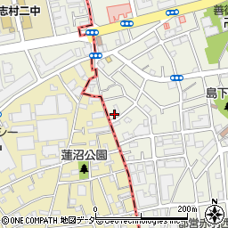 東京都北区赤羽西6丁目27-5周辺の地図