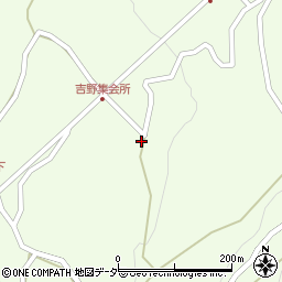 長野県木曽郡上松町吉野周辺の地図