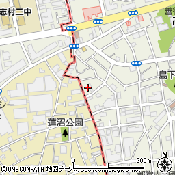 東京都北区赤羽西6丁目27-6周辺の地図