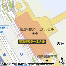 千葉銀行成田空港支店 ＡＴＭ周辺の地図