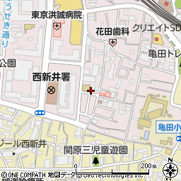 東京都足立区西新井栄町1丁目15-24周辺の地図