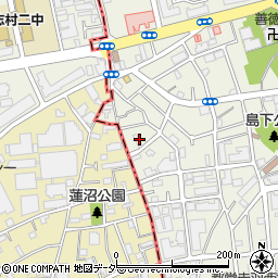 東京都北区赤羽西6丁目27周辺の地図